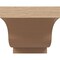 Ekena Millwork 12"W x 24"D x 12"H Wide Newport Rough Cedar Woodgrain TimberThane Corbel, Primed Tan CORUR12X24X12NEWRCPR - alternate 3